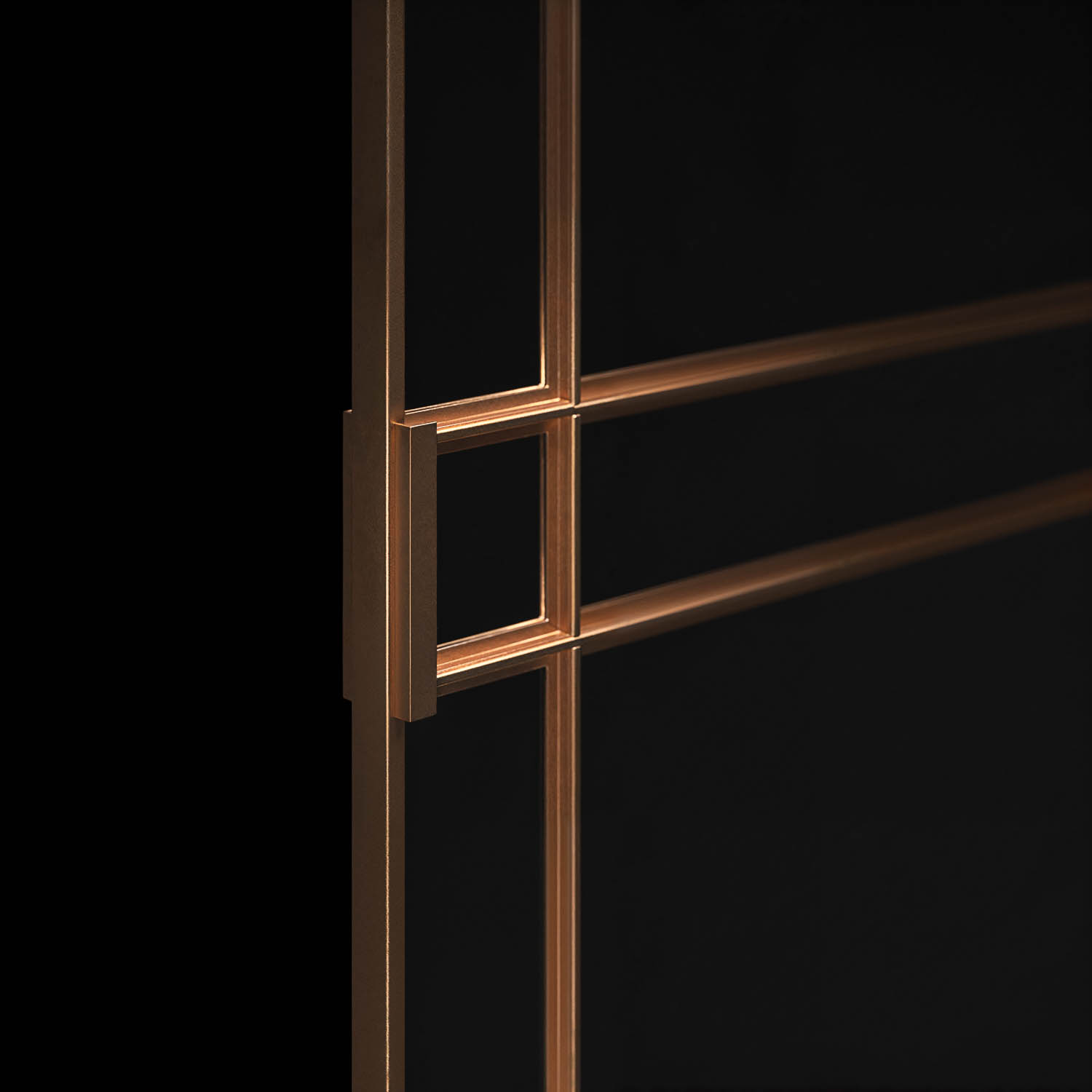 G3 angle handle for internal steel glazed doors