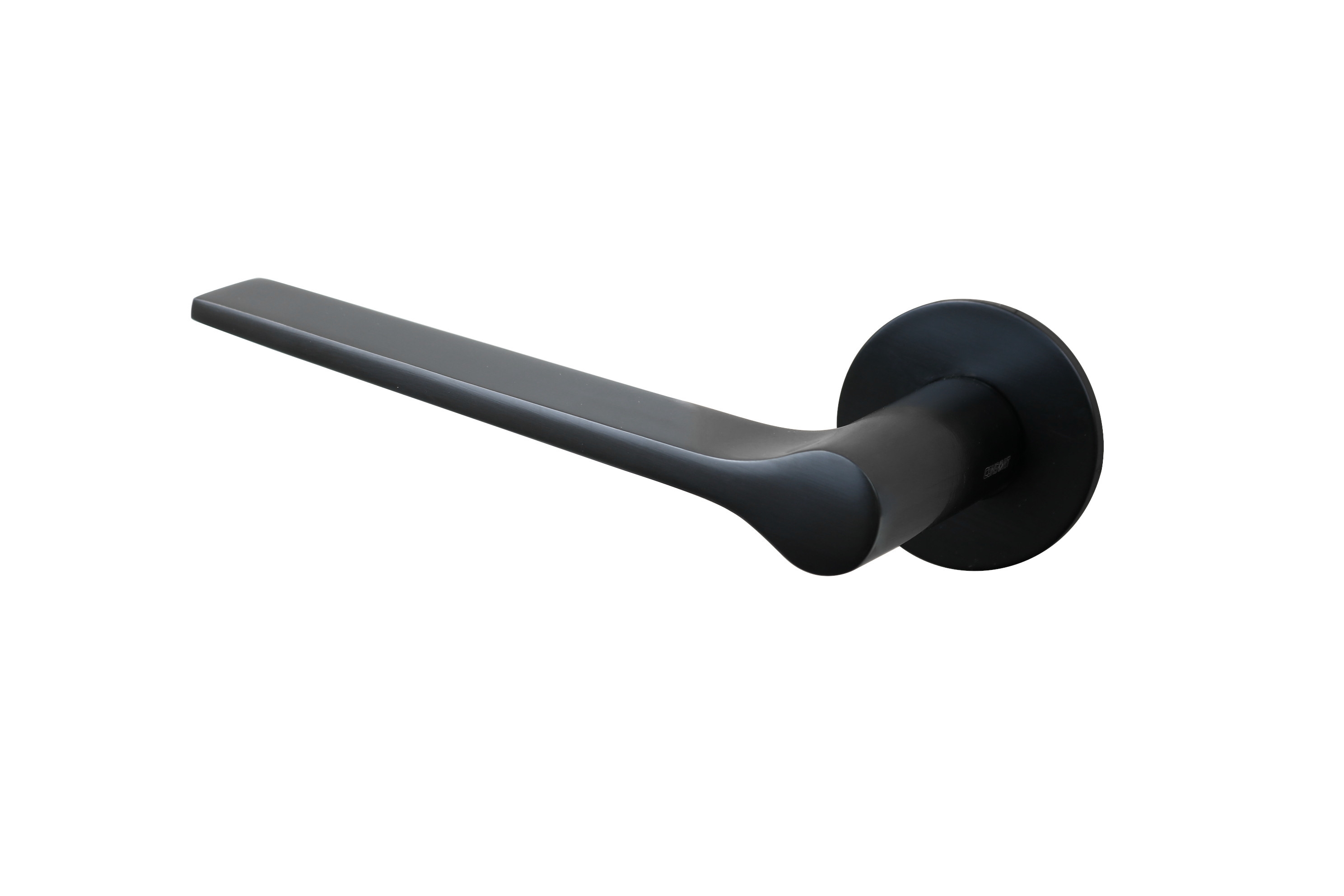 Courtfield matt black PVD finish lever handle