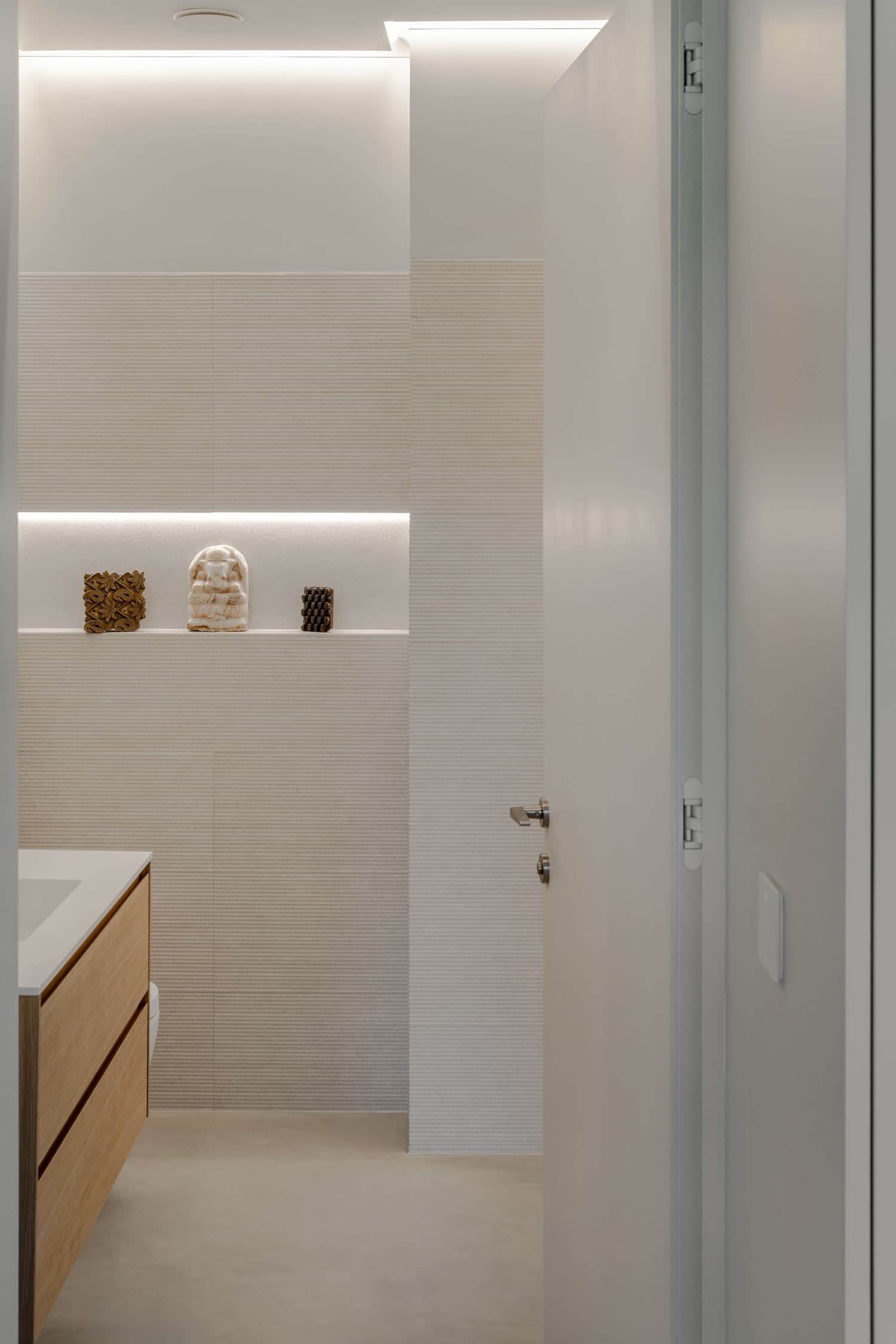 Envo Flush concealed door in bathroom