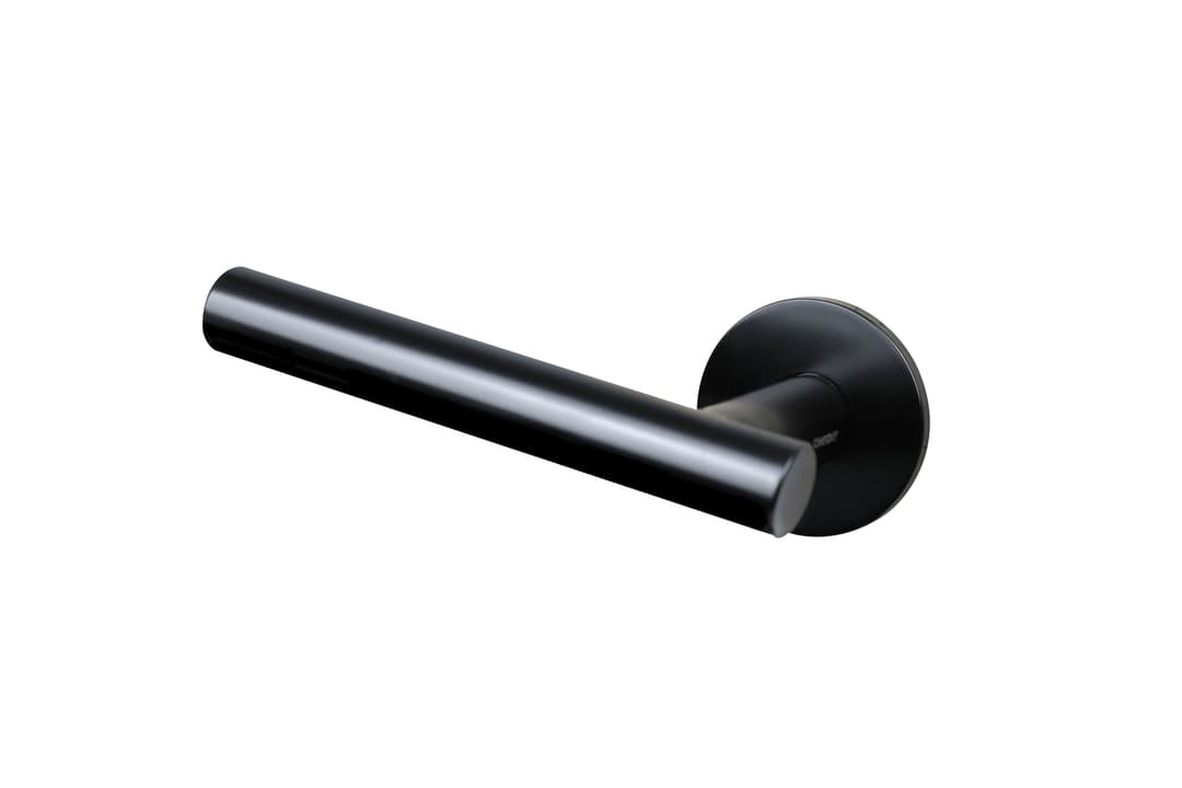 Montague matt black PVD finish lever handle